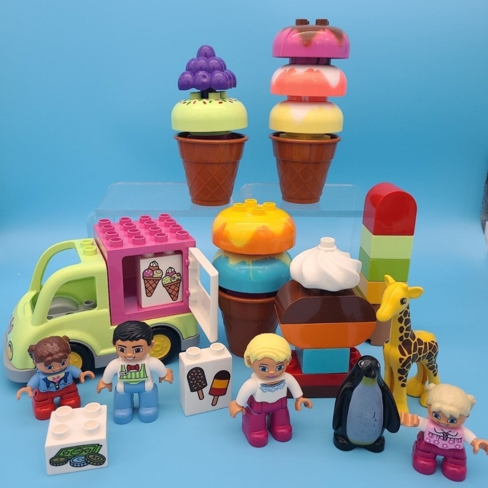 Lego Duplo Creative Ice Cream 10574 & Ice Cream Truck 10586 with utube f…